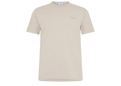 Off-White Streetwear Off-White Arrows Motif S/S Tee Beige