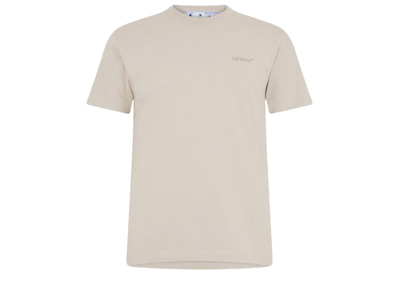 Off-White Streetwear Off-White Arrows Motif S/S Tee Beige