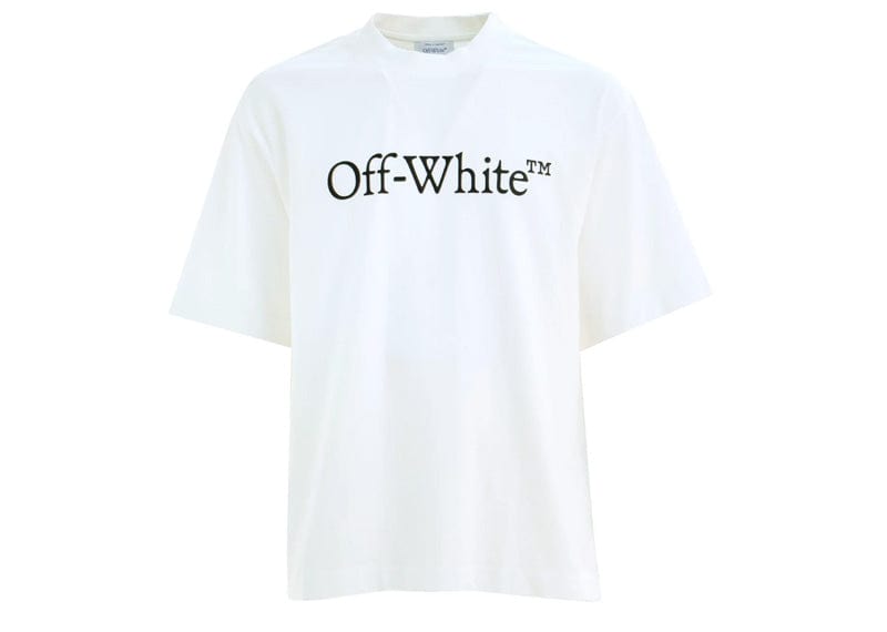 Off-White Streetwear Off-White Big Bookish Skate Cotton T-shirt