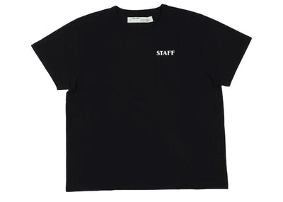 Off-White Streetwear Off-White Black Staff Uniform T-Shirt