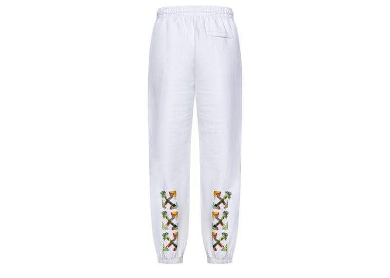 OFF-WHITE streetwear OFF-WHITE Brush Arrows Slim Track Sweatpants White/Multi