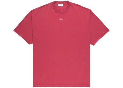 OFF-WHITE streetwear OFF-WHITE Bw S.Matthew Over S/S T-shirt Rio Red
