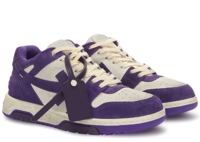 Off-White Sneakers Off-White c/o Virgil Abloh Out Of Office Vintage Suede White/ Purple