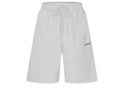 Off-White Streetwear Off-White Caravaggio Arrow Sweatshorts White