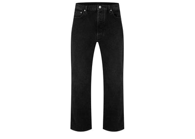 Off-White Streetwear Off-White Diag Stitch Jeans Black/Green