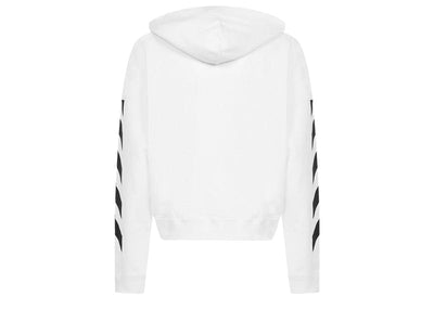 OFF-WHITE streetwear OFF-WHITE Diagonal Helvetica Oversized Hoodie White/Black