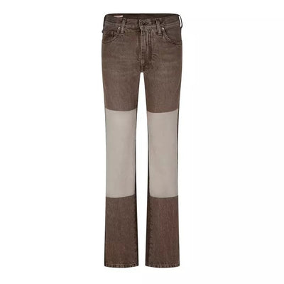 Off-White Streetwear Off-White Diagonal Slim Fit Jeans Washed Brown
