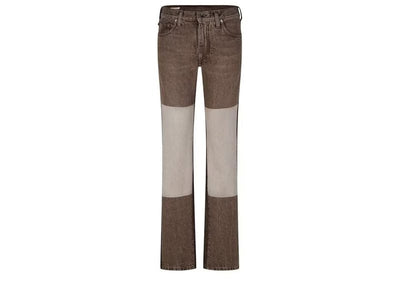 Off-White Streetwear Off-White Diagonal Slim Fit Jeans Washed Brown