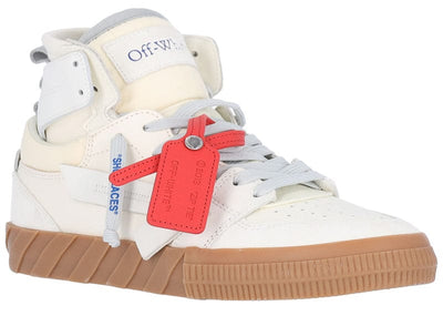 OFF-WHITE sneakers OFF-WHITE Floating Arrow High Top Vulc White Cream
