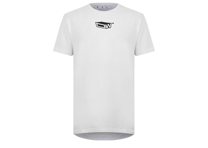 Off-White Streetwear Off-White Graffiti Zine Over Skate Short Sleeve Tee White/Black