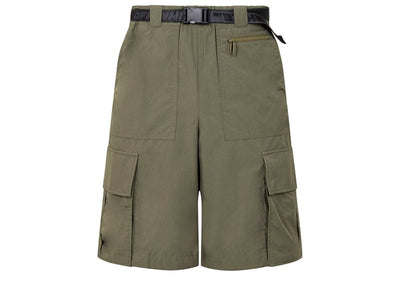 OFF-WHITE streetwear OFF-WHITE Industrial Belt Cargo Shorts Green