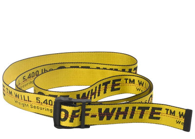 OFF-WHITE streetwear OFF-WHITE Industrial Belt Yellow/Black