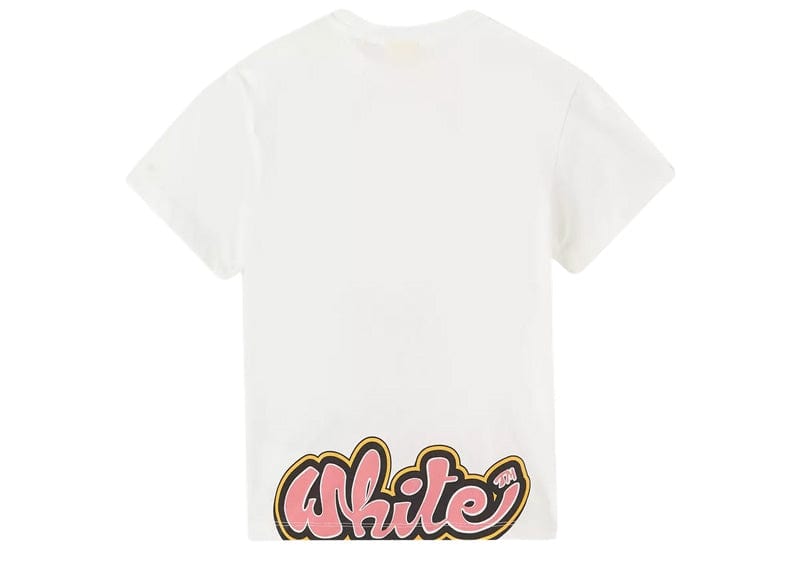 Off-White Streetwear OFF-WHITE Kids Graffiti T-Shirt White