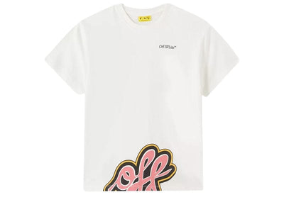 Off-White Streetwear OFF-WHITE Kids Graffiti T-Shirt White