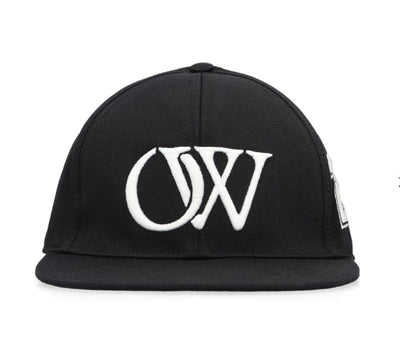 Off-White Accessories Off-White Logo Embroidered Baseball Cap Black