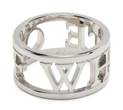Off White Accessories Off-White Logo-Lettering Ring