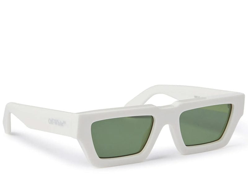 OFF-WHITE Accessories OFF-WHITE Manchester Sunglasses White/Green (OERI129S24PLA0010155-FR)