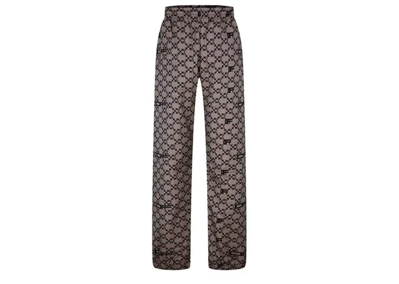 Off-White Streetwear Off-White Monogram Allover Track Pants Camel Black