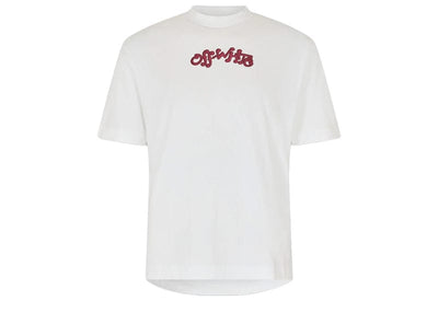 Off-White Streetwear Off-White Music Skate S/S Tee White Red