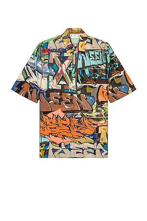 Off-White Streetwear Off-White Neen All Over Shirt Multi
