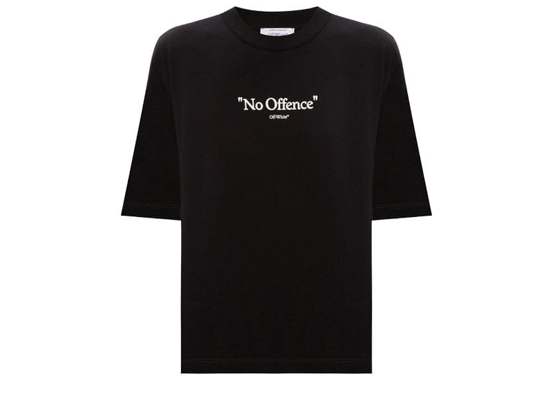 OFF-WHITE Streetwear OFF-WHITE No Offence Over S/S Tee Black (Women&