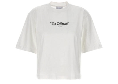 OFF-WHITE Streetwear OFF-WHITE No Offence Over S/S Tee White (Women's)