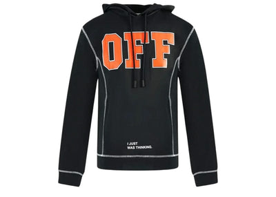 Off-White Streetwear Off-White 'OFF' Applique Hooded Sweater