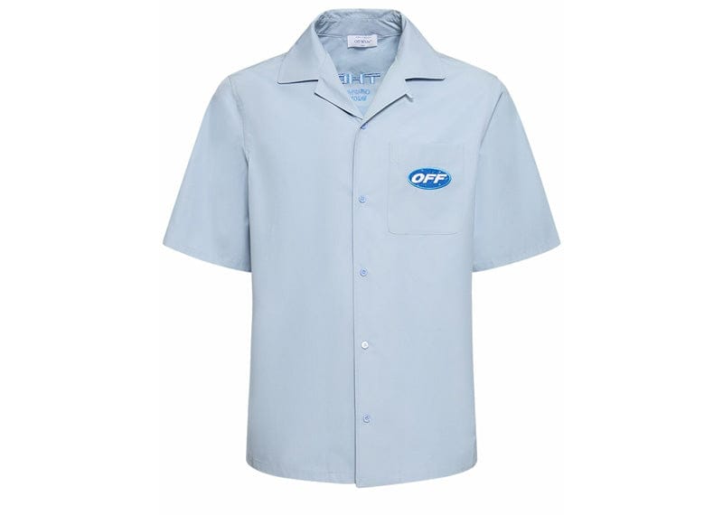 OFF-WHITE Streetwear OFF-WHITE On The Go Vacation Shirt Light Blue