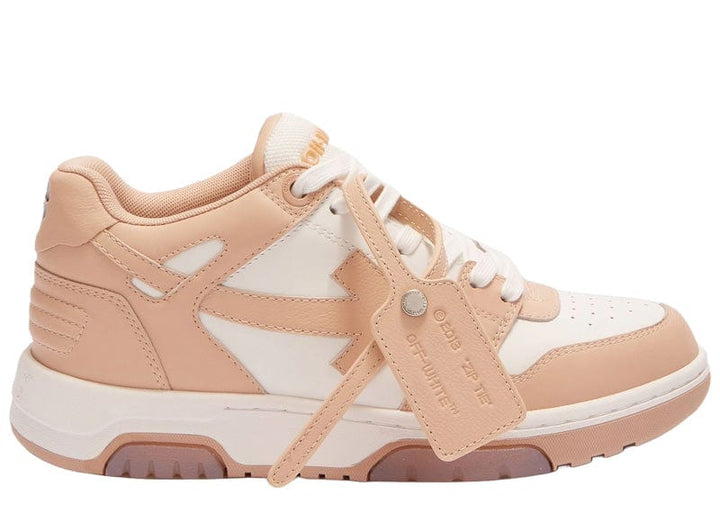 Off White Out Of Office Calf Leather Light Brown Sneaker