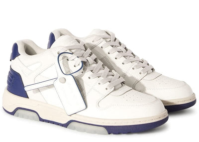 Off-White Sneakers Off-White Out Of Office Calf Leather Light Grey Navy