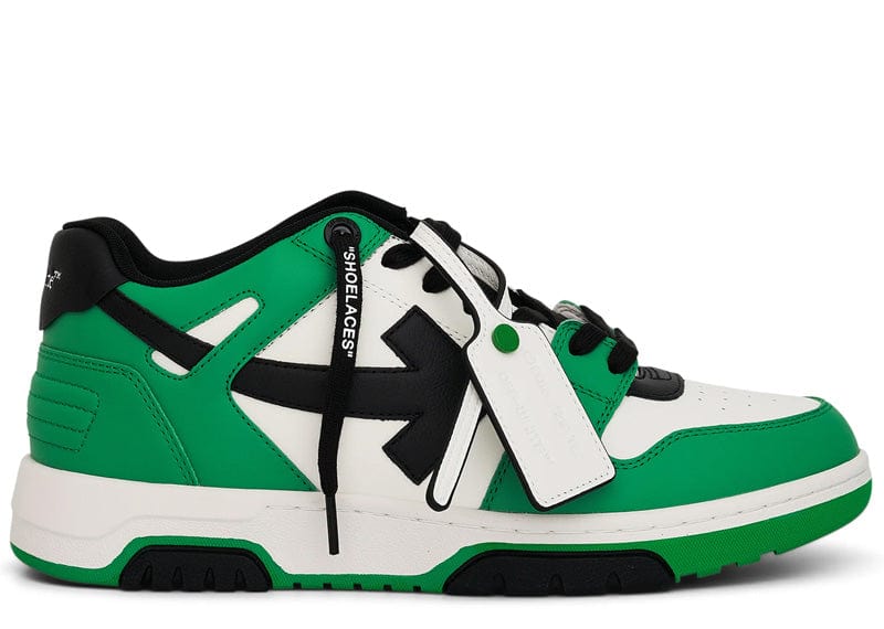 Off-White Sneakers Off-White Out of Office Calf Leather Sneaker Green/Black