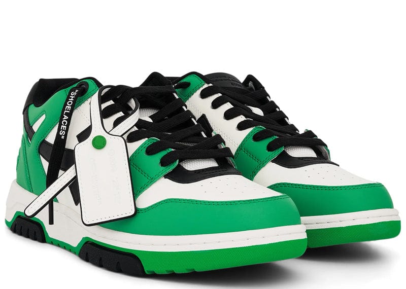 Off-White Sneakers Off-White Out of Office Calf Leather Sneaker Green/Black