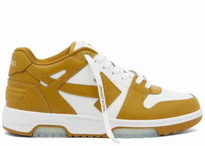 Off-White Sneakers OFF-WHITE Out Of Office Low Tops Calf Leather White - Light Brown