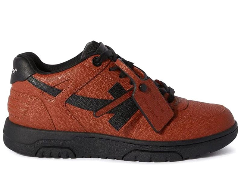 OFF-WHITE sneakers OFF-WHITE Out Of Office "OOO" Low Tops Basketball Leather Orange-Black