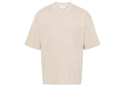 OFF-WHITE streetwear OFF-WHITE Outline Arrow Skate T-shirt Beige