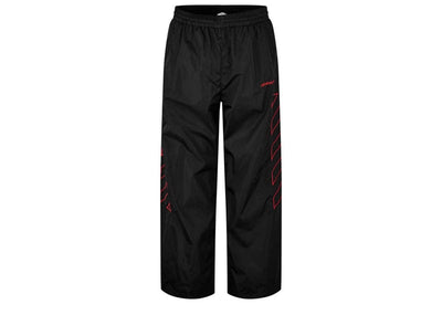 Off-White Streetwear Off-White Outline Diagonal Nylon Trackpants Black