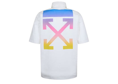 Off-White Streetwear Off-White Rainbow Gradient Over S/S Shirt White Multicolor