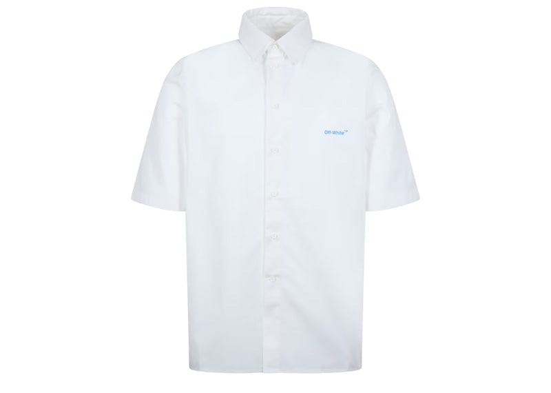 Off-White Streetwear Off-White Rainbow Gradient Over S/S Shirt White Multicolor