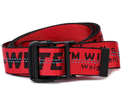 Off-White Accessories Off-White's Industrial Belt Red