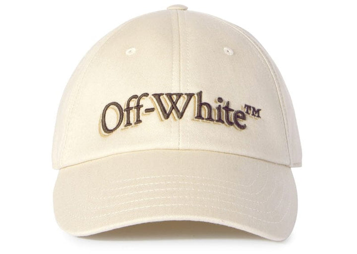 Off-White Shadow Bookish Baseball Cap Ivory Chocola – Court Order