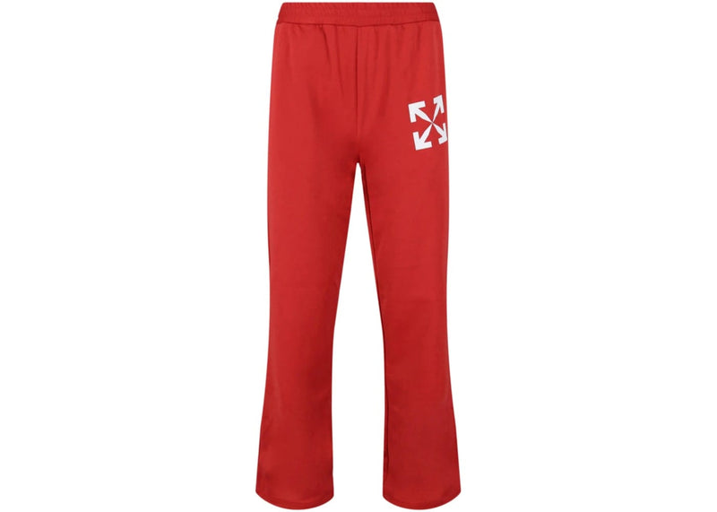 OFF-WHITE streetwear OFF-WHITE Single Arrow Slim Track Pants Red