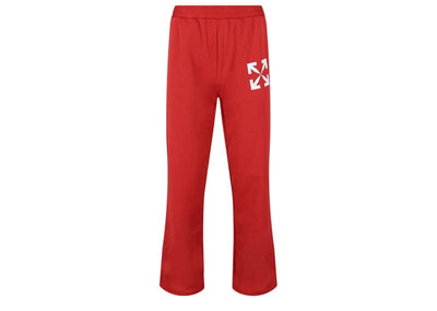 OFF-WHITE streetwear OFF-WHITE Single Arrow Slim Track Pants Red