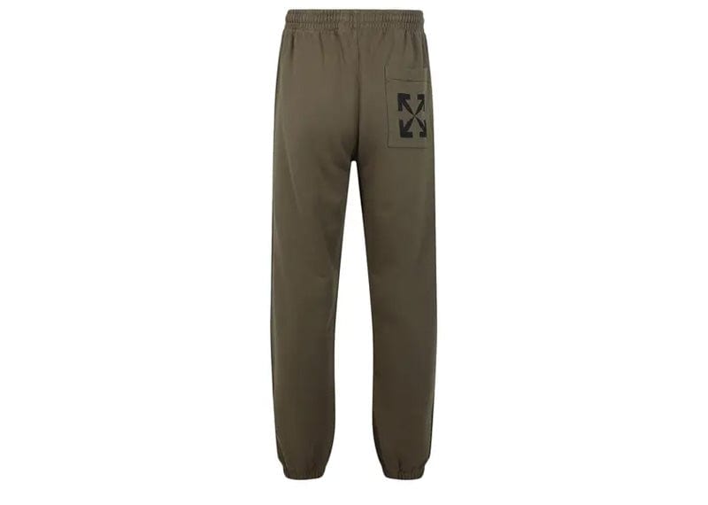 Off-White Streetwear Off-White Single Arrow Sweatpants Olive