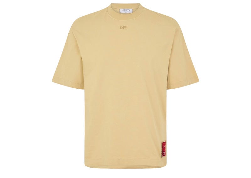 Off-White Streetwear Off-White Skate Tee Beige