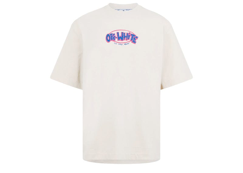 Off-White Streetwear Off-White Sketch Arrow Skate S/S Tee Beige/Blue