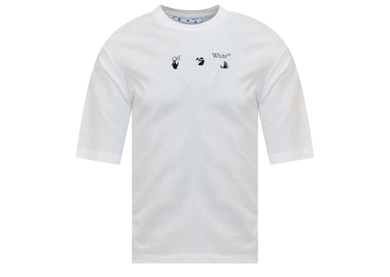 OFF-WHITE streetwear OFF-WHITE Sketch Arrows Logo T-Shirt White