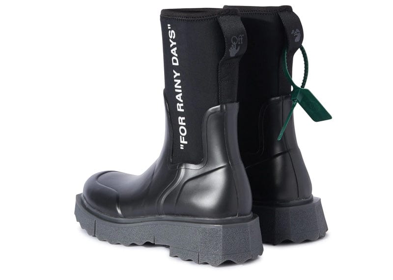 OFF-WHITE sneakers OFF-WHITE Sponge Rubber Rainboot Black (Women&