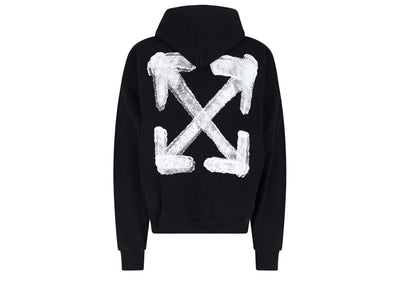 Off-White Streetwear OFF-WHITE Spray Arrow Skate Hoodie Black White