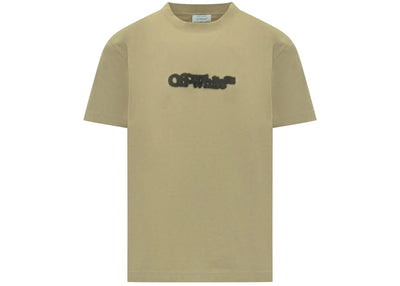 OFF-WHITE streetwear OFF-WHITE Spray Arrow Slim SS Tee Creme Brule