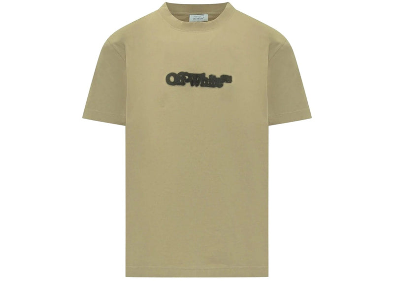 OFF-WHITE streetwear OFF-WHITE Spray Arrow Slim SS Tee Creme Brule